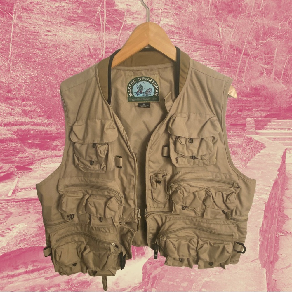 Master Sportsman Beige Outdoor Vest